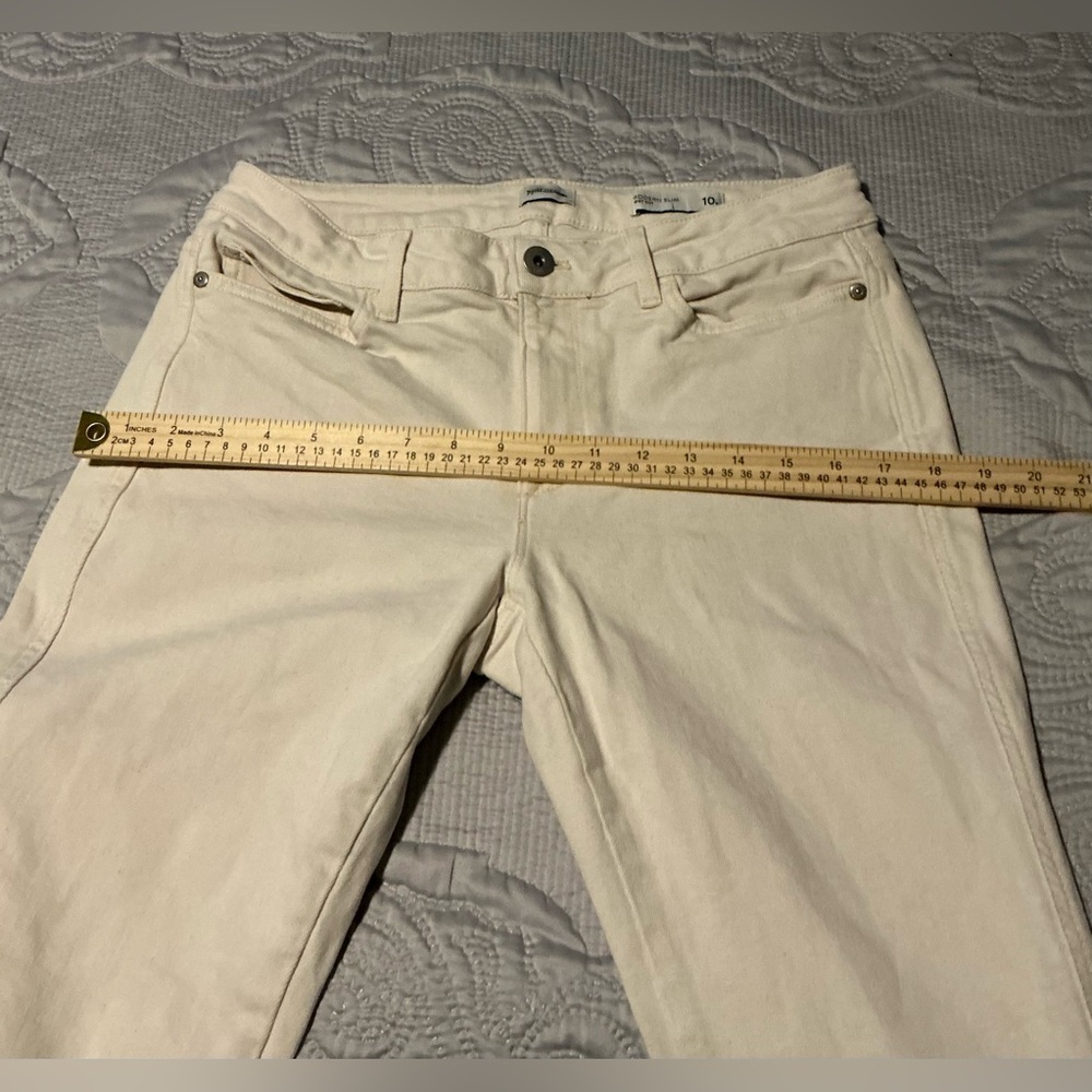 J. Jill Cream Straight Leg Jeans Timeless Design modern slim boot cut - Picture 8 of 13